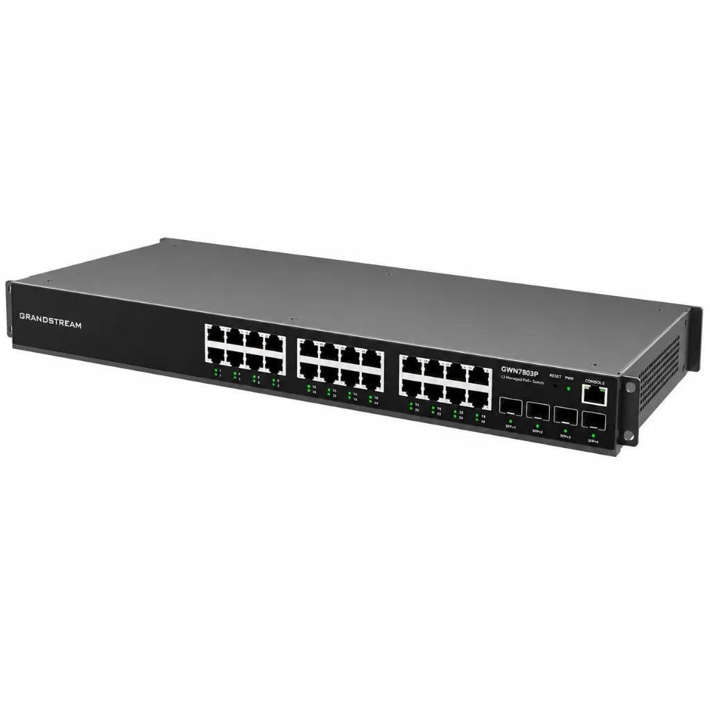 Grandstream GWN7803P 24-Port Layer 2+ Managed PoE+ Gigabit Network Switch
