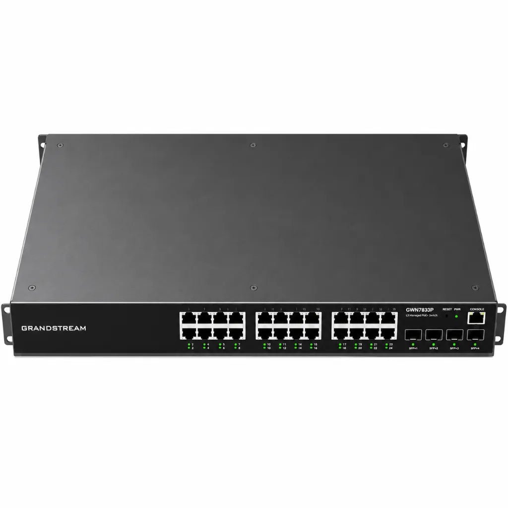 Grandstream GWN7803P 24-Port Layer 2+ Managed PoE+ Gigabit Network Switch