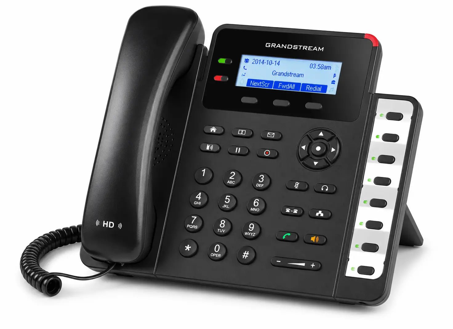 Grandstream GXP1628 2-Line Gigabit IP Phone with PoE and HD Audio Support
