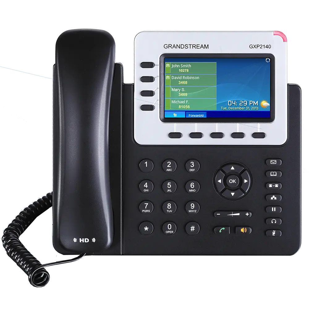 Grandstream GXP2140 Enterprise 4-Line IP Phone with Bluetooth