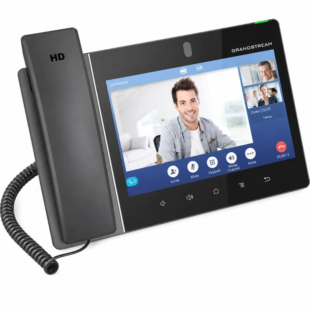Grandstream GXV3480 High-End Smart IP Video Phone with Android 11 and 8-Inch Touchscreen