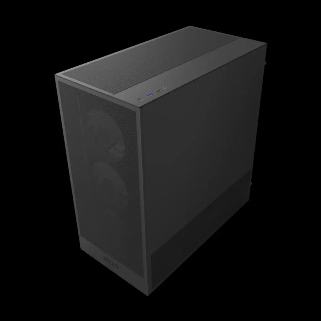 NZXT H5 Flow RGB ATX Mid-Tower Gaming Case with Tempered Glass Panel - Black