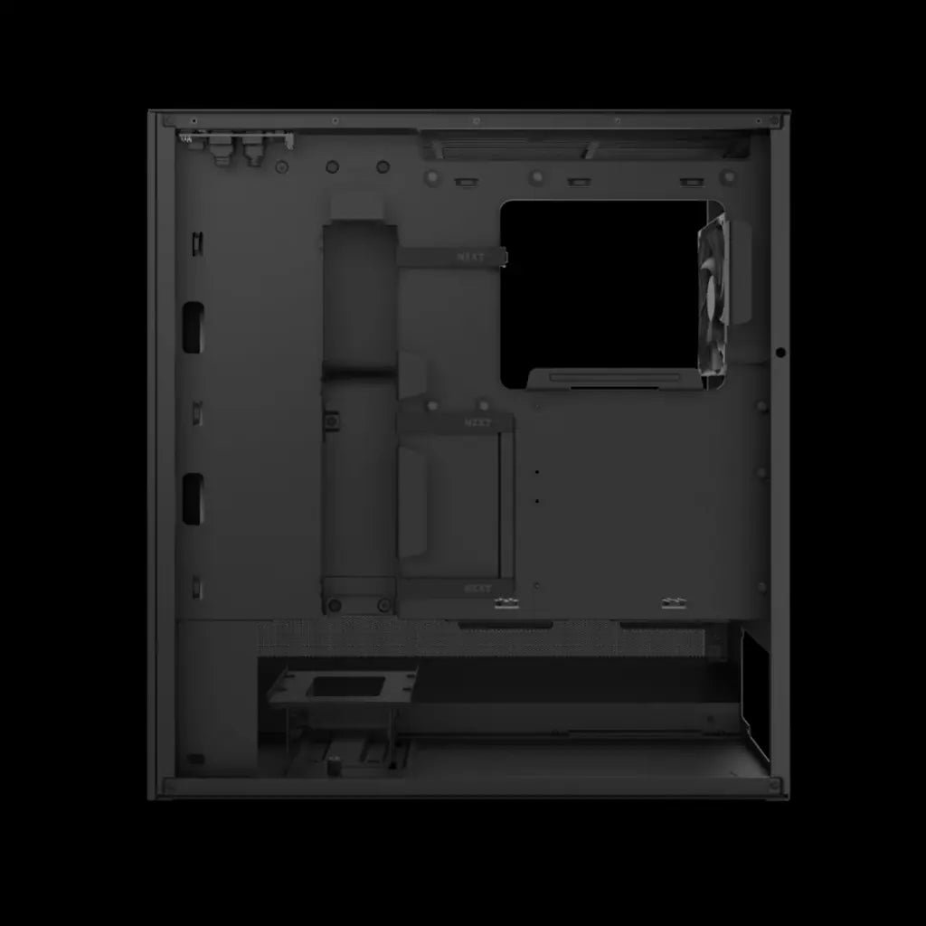 NZXT H5 Flow RGB ATX Mid-Tower Gaming Case with Tempered Glass Panel - Black
