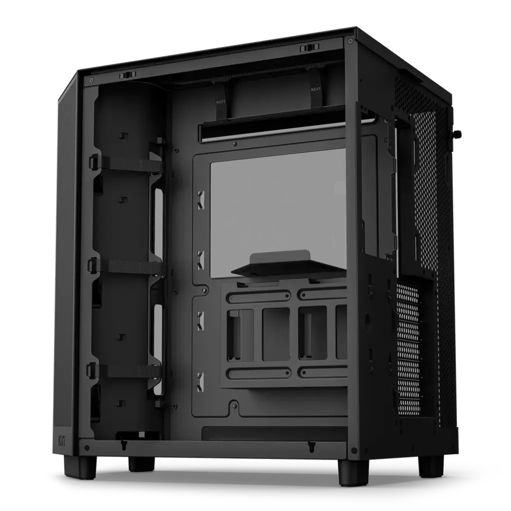 NZXT H6 Flow RGB Compact Dual-Chamber Mid-Tower PC Gaming Case with Tempered Glass