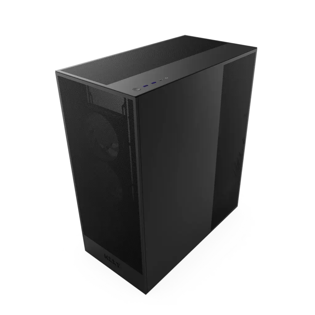 NZXT H7 Flow Premium Tempered Glass Compact Mid-Tower ATX High-Airflow PC Gaming Case