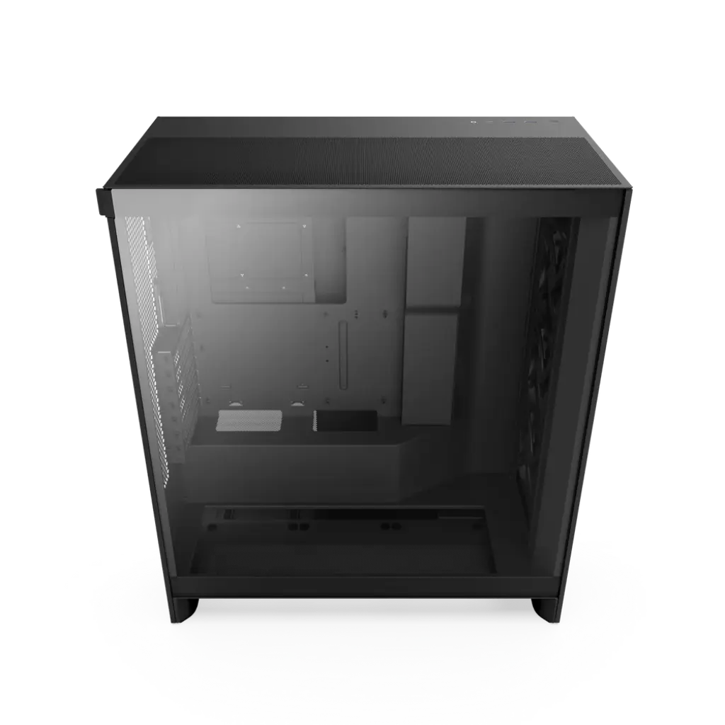 NZXT H7 Flow Premium Tempered Glass Compact Mid-Tower ATX High-Airflow PC Gaming Case