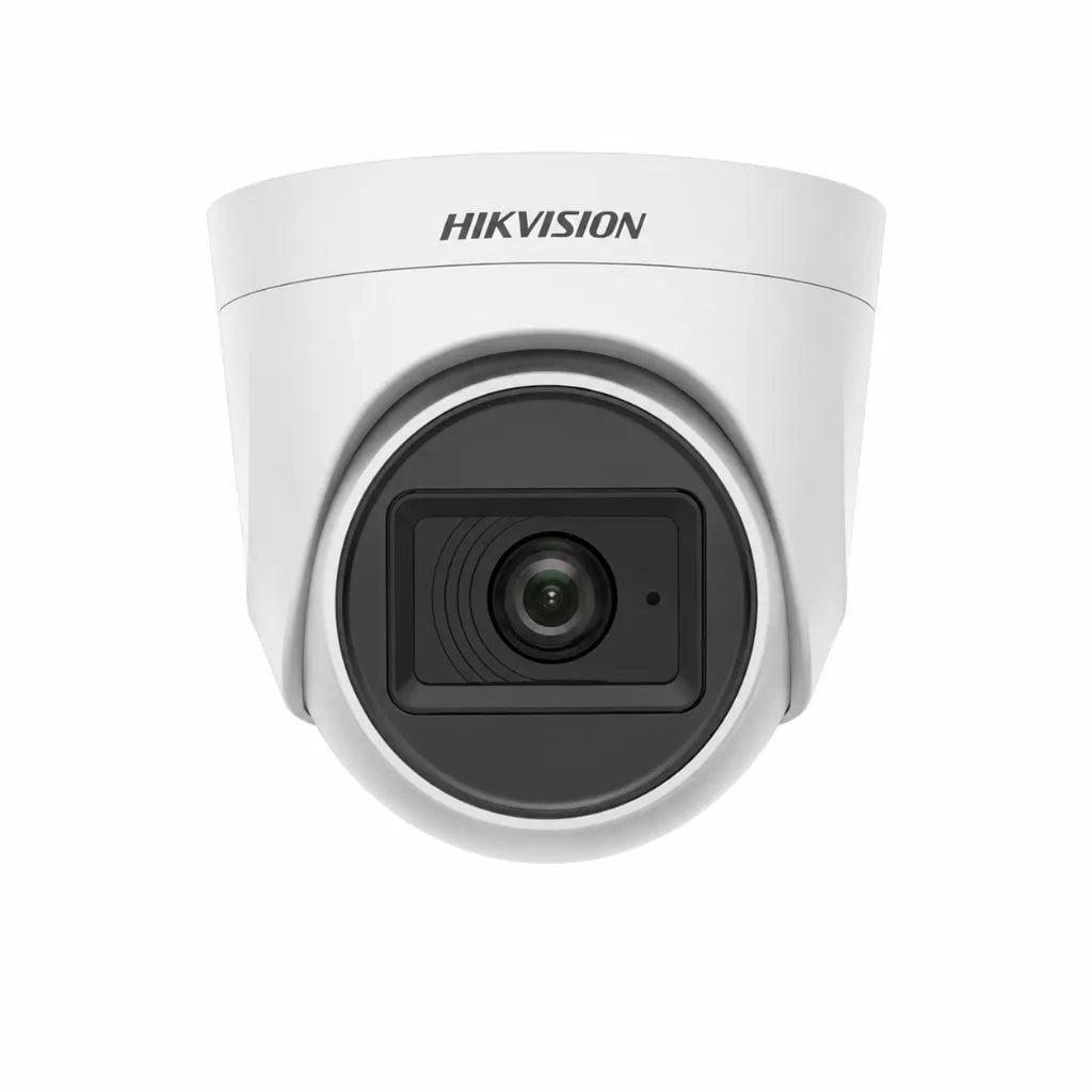 Hikvision 2MP 1080p Indoor Fixed Turret CCTV Camera with Built-in Microphone and 2.8mm Lens (DS-2CE76D0T-ITPFS)