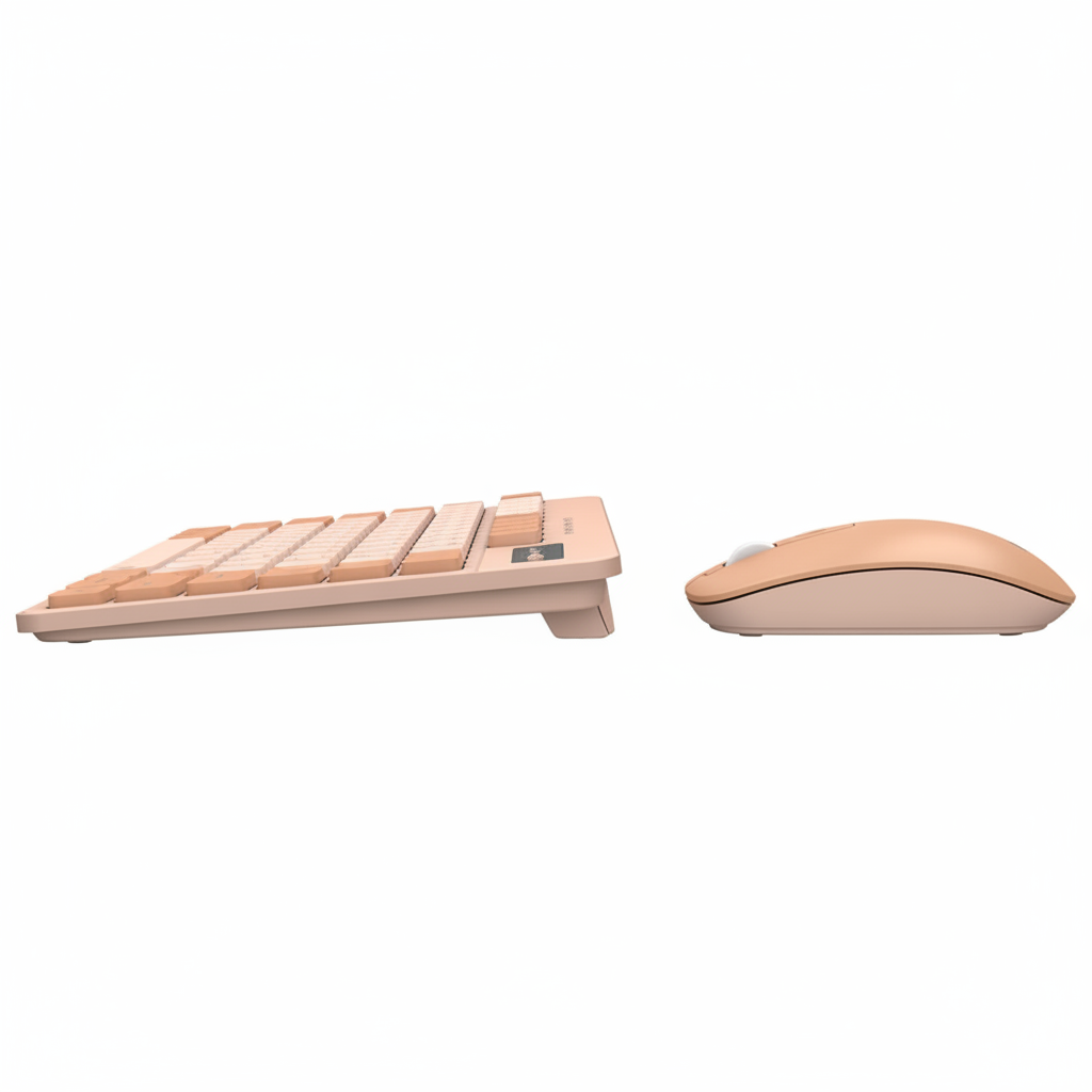 Lapcare Ramon 5 WL-108 Ergonomic Wireless Keyboard and Optical Mouse Combo Set