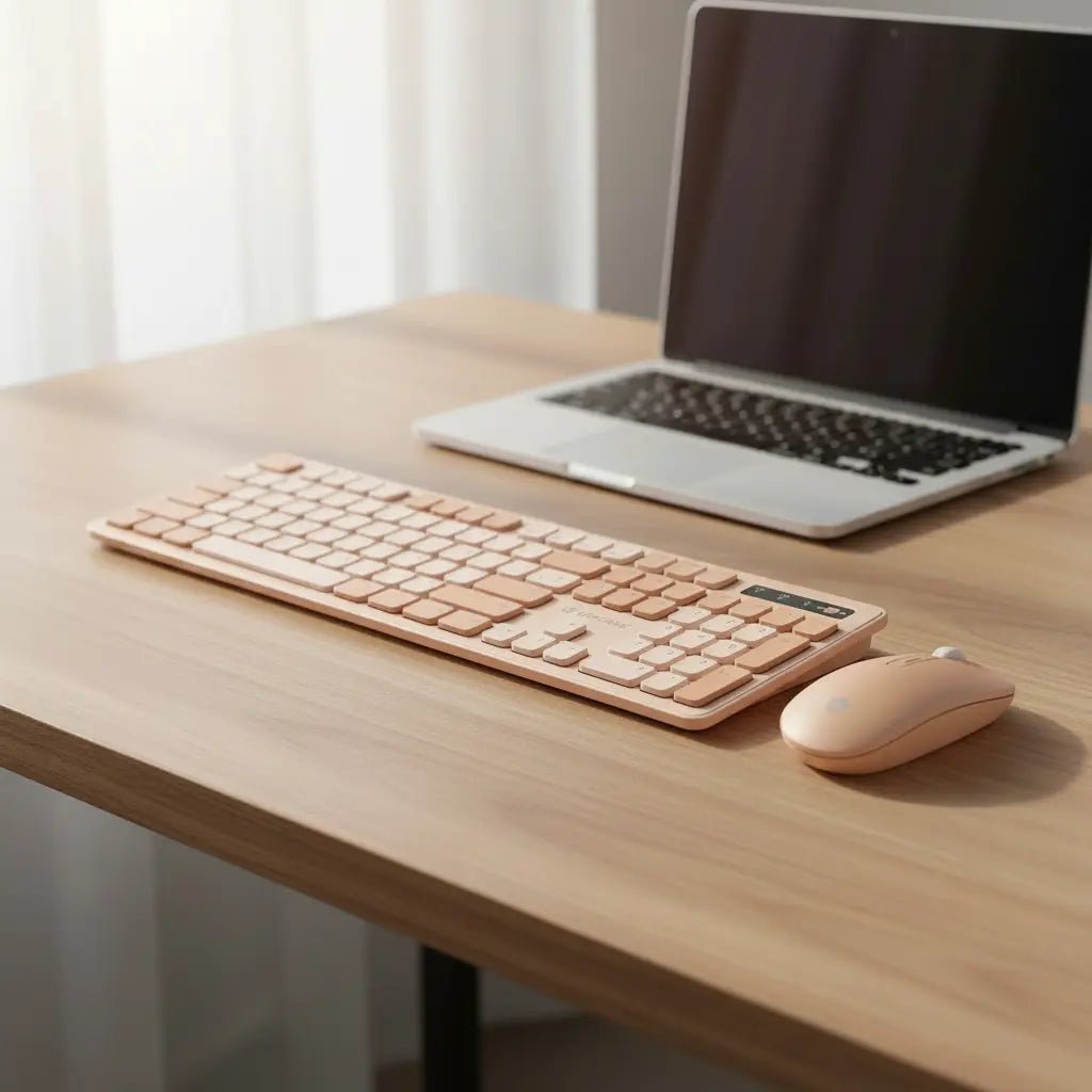 Lapcare Ramon 5 WL-108 Ergonomic Wireless Keyboard and Optical Mouse Combo Set