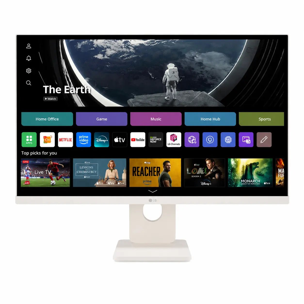 LG 27-Inch Full HD IPS Smart Monitor with webOS