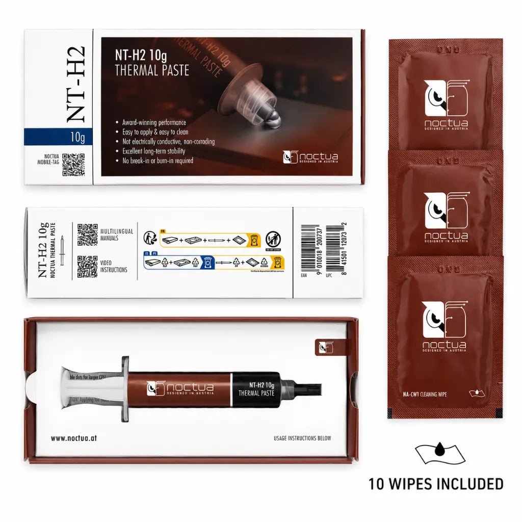 Noctua NT-H2 10g Professional Grade Thermal Compound for CPU and GPU High-Performance Cooling