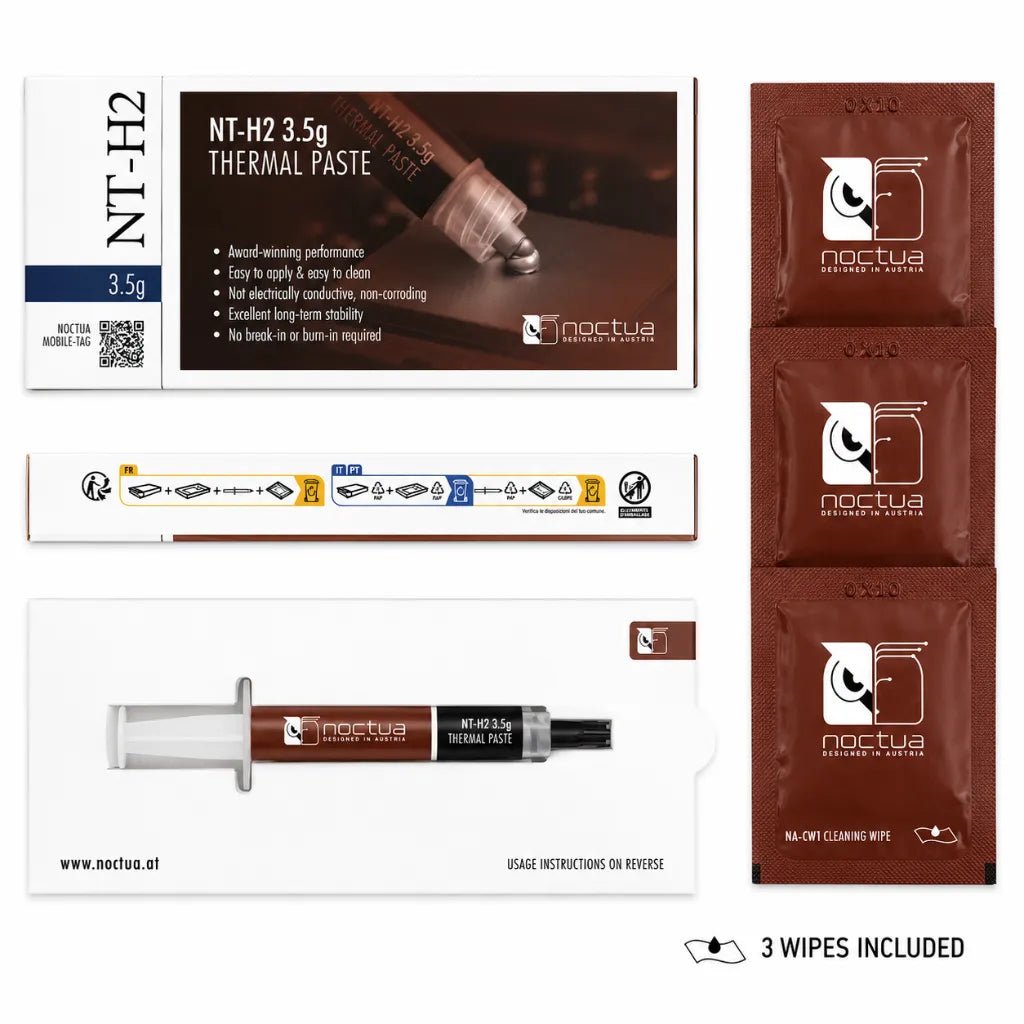 Noctua NT-H2 3.5g Professional Grade Thermal Compound for High-Performance CPU and GPU Cooling