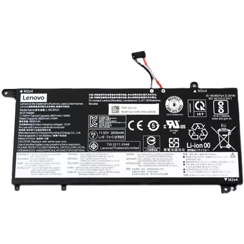 Lenovo L19L3PDA Replacement Laptop Battery