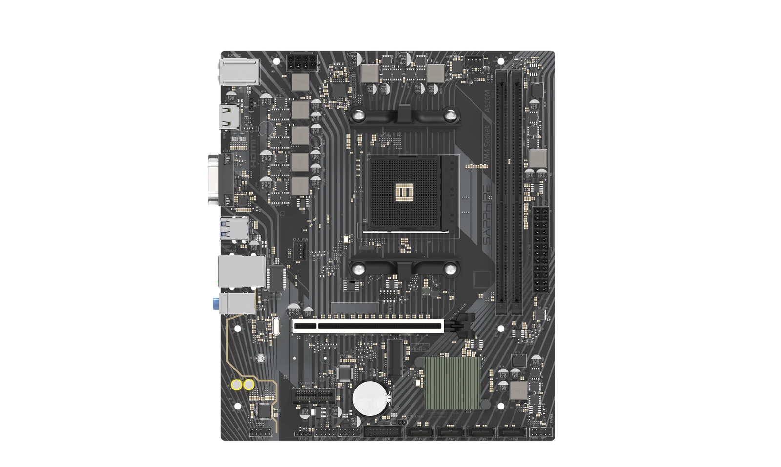 SAPPHIRE A520M-E AMD Ryzen AM4 Socket Micro-ATX Motherboard