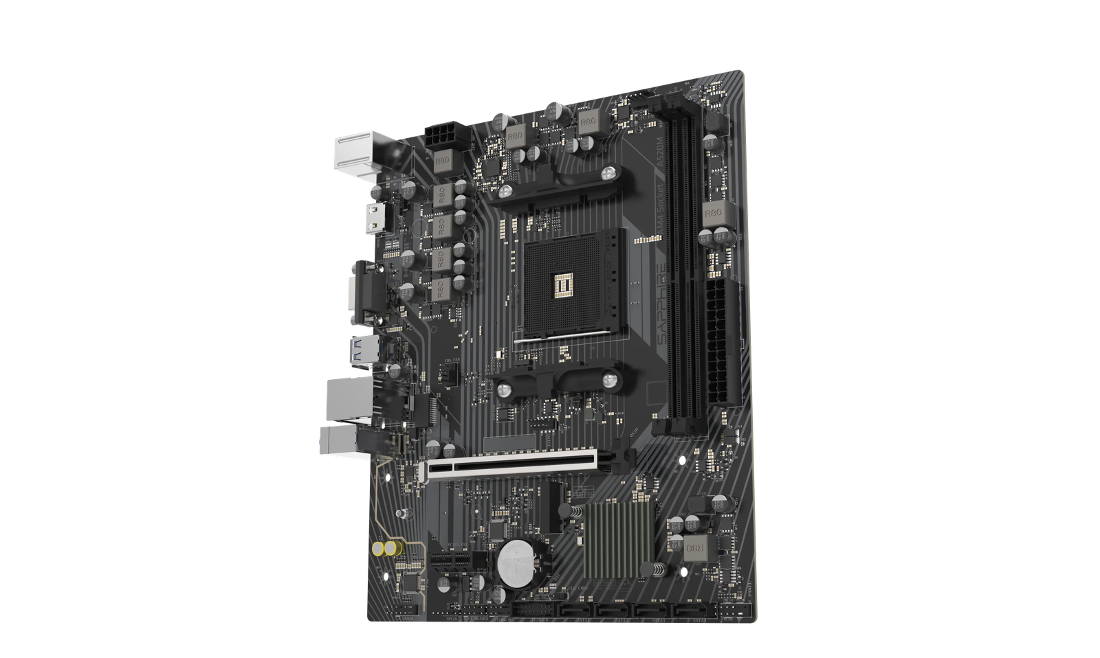 SAPPHIRE A520M-E AMD Ryzen AM4 Socket Micro-ATX Motherboard