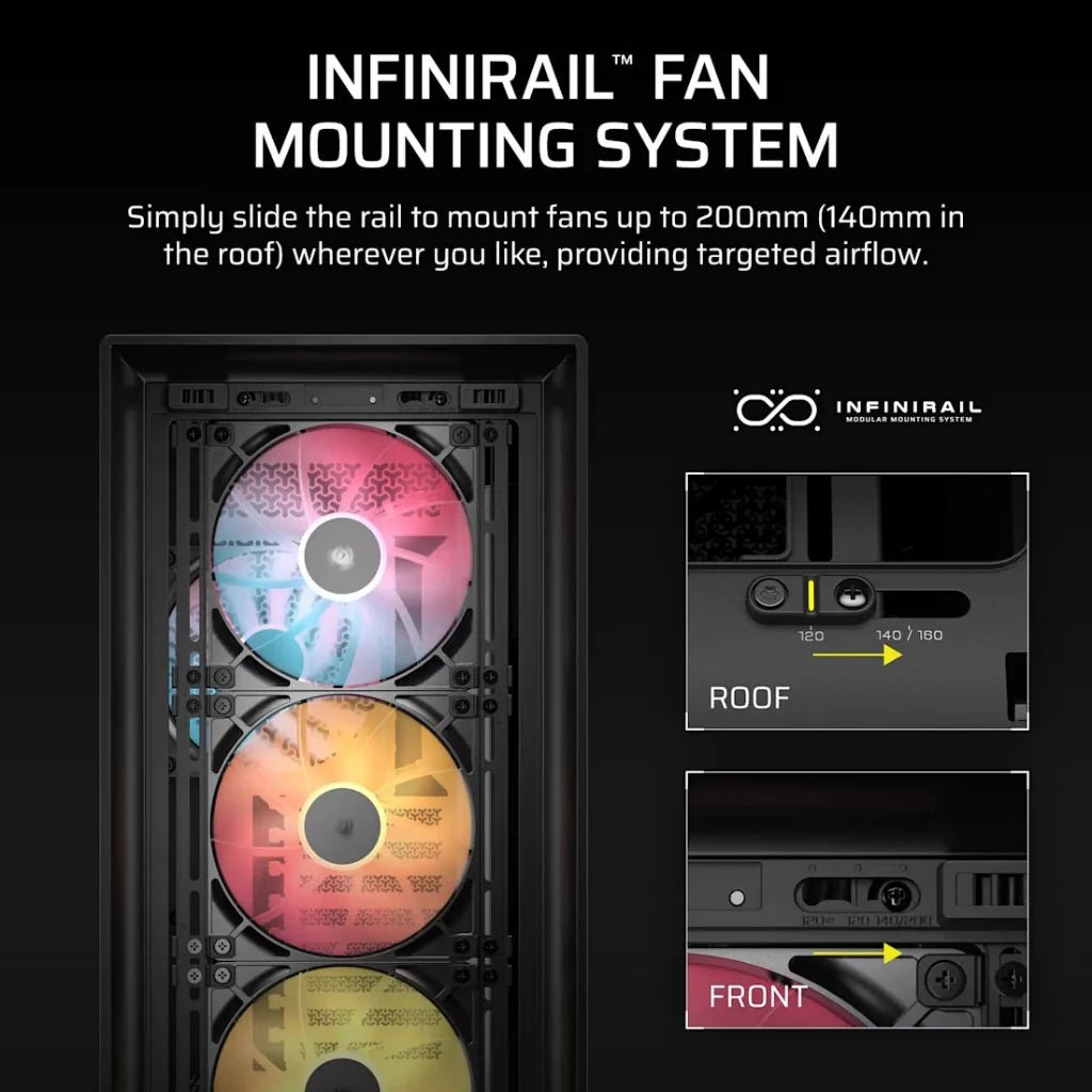 CORSAIR 5000D AIRFLOW Mid-Tower ATX PC Case with ARGB Fans