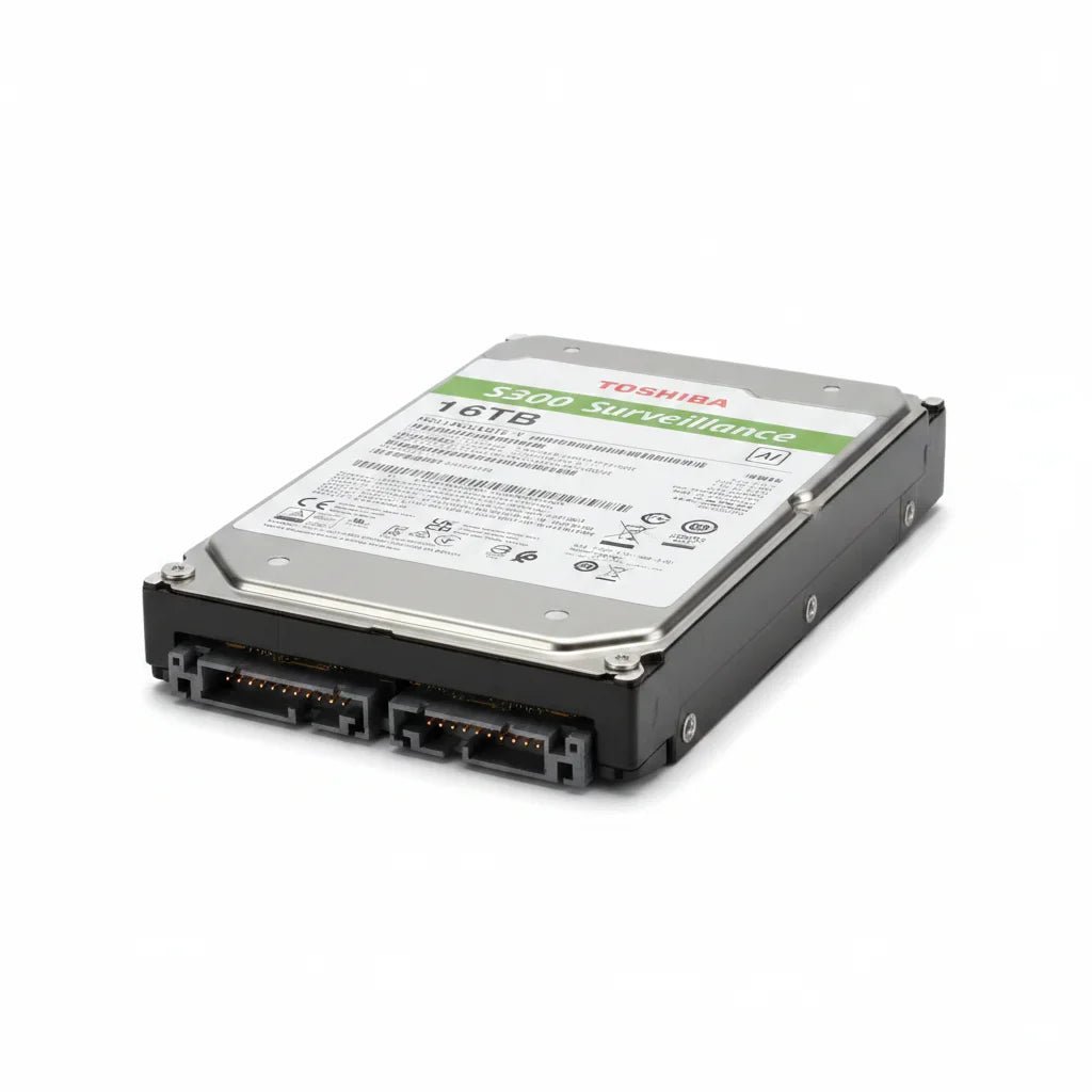 Toshiba S300 16TB Surveillance Hard Drive for AI-Enabled DVR and NVR Security Systems