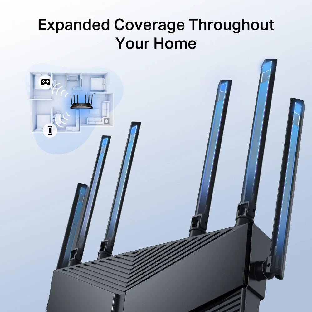 TP-Link Archer AX3000 AX56 Dual-Band Wi-Fi 6 Router with Gigabit Ports