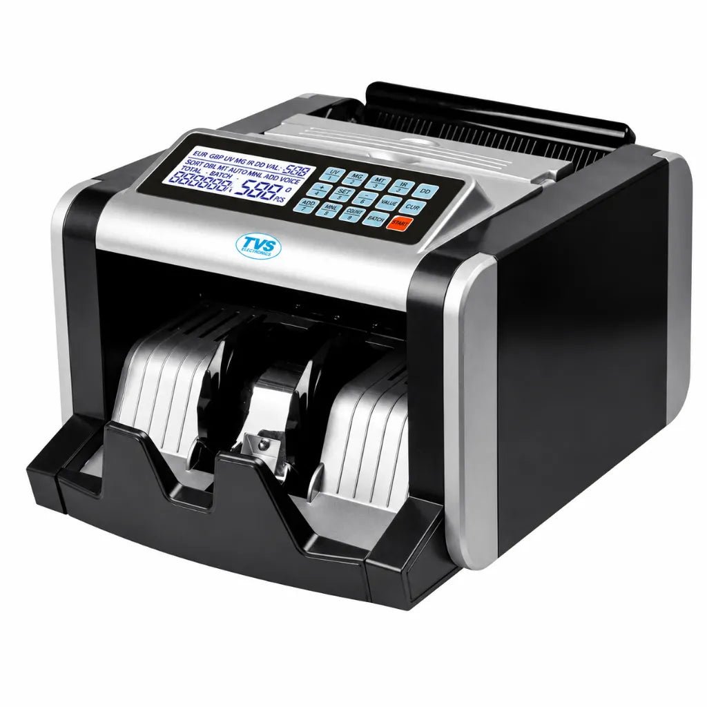 TVS Electronics CC 232 Classic+ Professional Cash Counting Machine with Advanced Counterfeit Detection