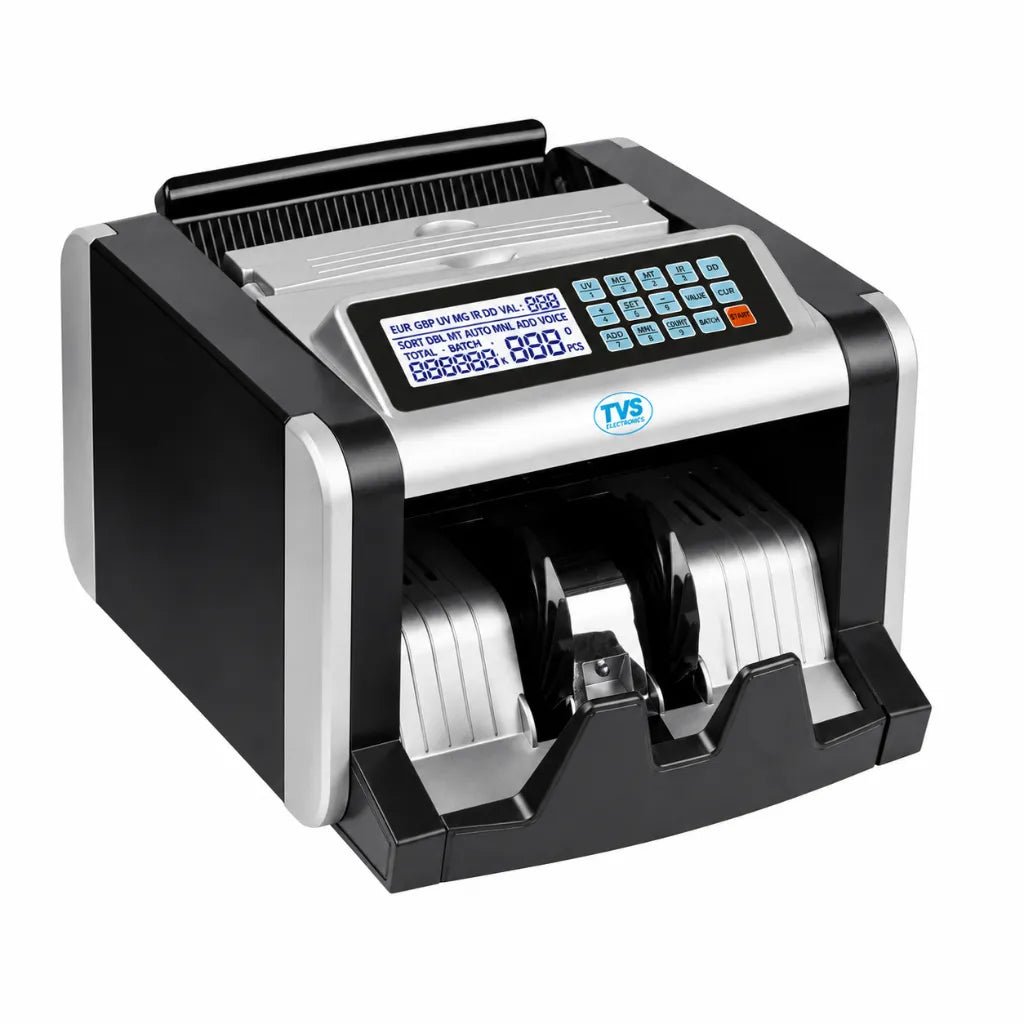 TVS Electronics CC 232 Classic+ Professional Cash Counting Machine with Advanced Counterfeit Detection