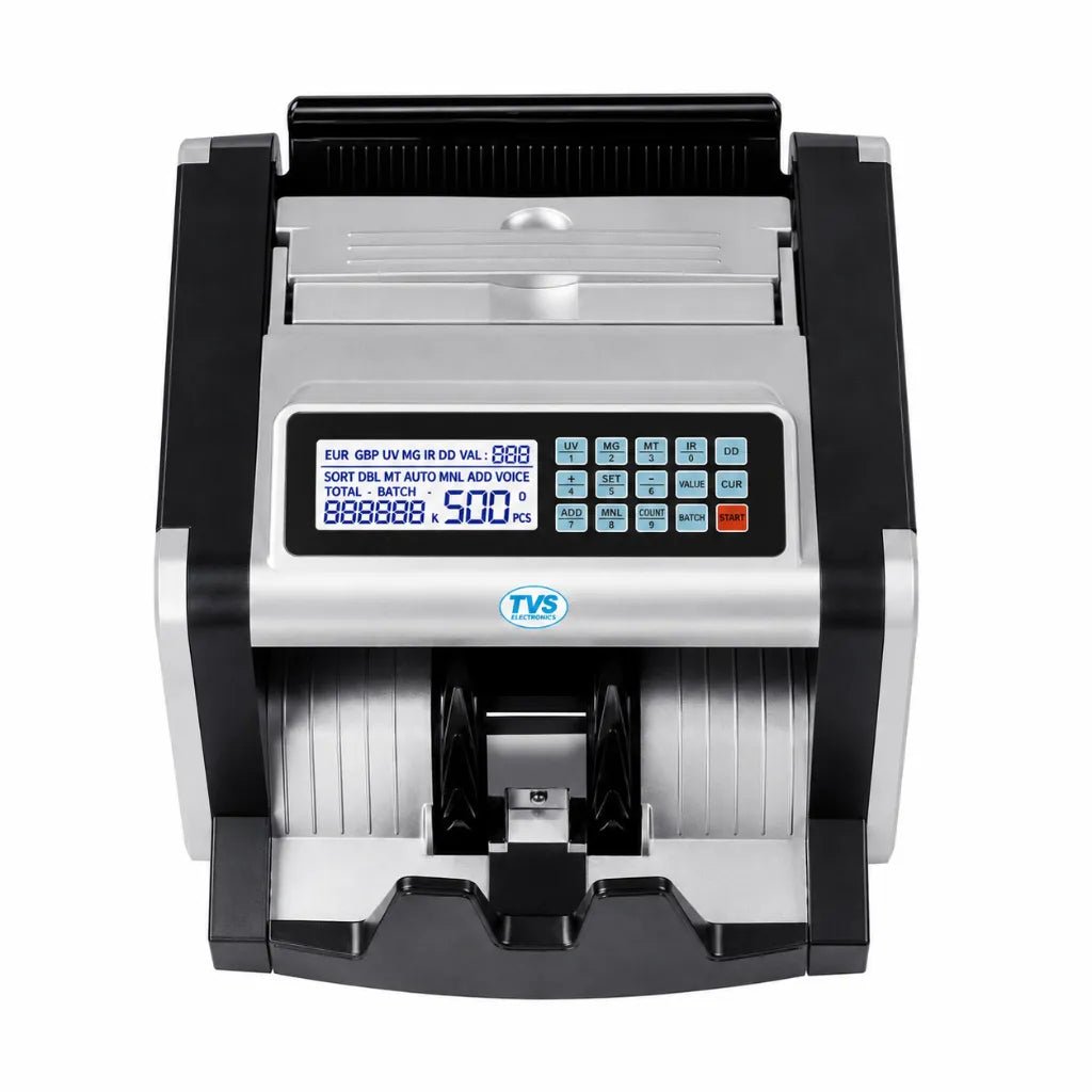 TVS Electronics CC 232 Classic+ Professional Cash Counting Machine with Advanced Counterfeit Detection