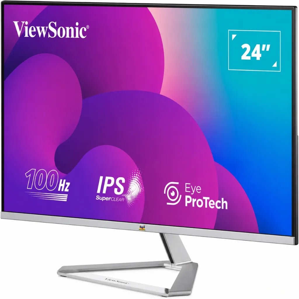 ViewSonic VX2476-SMHD-3 24-Inch Full HD 1080p IPS LED Monitor with 100Hz Refresh Rate and Ultra-Slim Bezel
