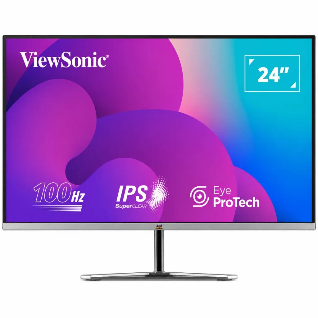 ViewSonic VX2476-SMHD-3 24-Inch Full HD 1080p IPS LED Monitor with 100Hz Refresh Rate and Ultra-Slim Bezel