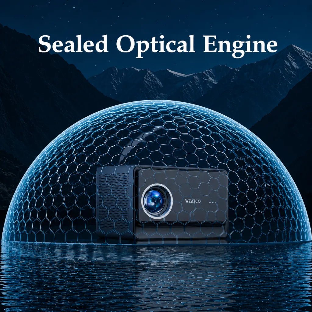 WZATCO Legend GT 4K Smart Home Theater Projector with Official Google TV and HDR Support