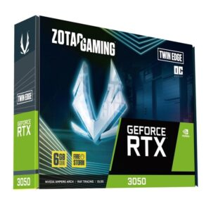 Zotac Gaming GeForce RTX 3050 Twin Edge 6GB OC GDDR6 128-Bit Desktop Graphics Card