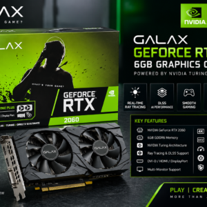 GALAX GeForce RTX 2060 6GB Graphics Card.
