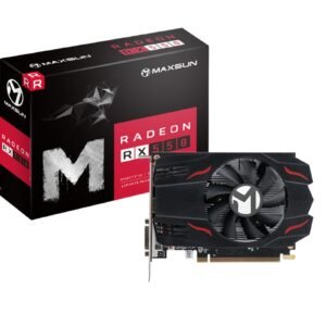 maxsun AMD Radeon RX 550 4GB GDDR5 ITX Computer PC Gaming Video Graphics Card
